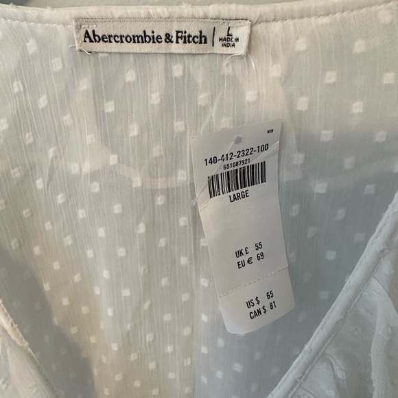 Abercrombie white blouse - Picture 3 of 5